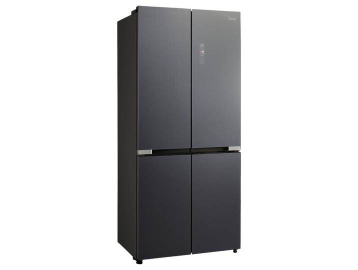 Midea Multi-Door, Schwarz, Metall, Glas, 5 Schublade(n) Schubladen, E, 83.3x191x60 cm, Warneinrichtung bei geöffneter Tür, No-Frost, Super-Kühlen, Innenraumbeleuchtung, LED-Display, WLAN-Steuerung, Küchen, Küchenelektrogeräte, Kühl- & Gefrierschränke, Kühl- und Gefrierkombinationen