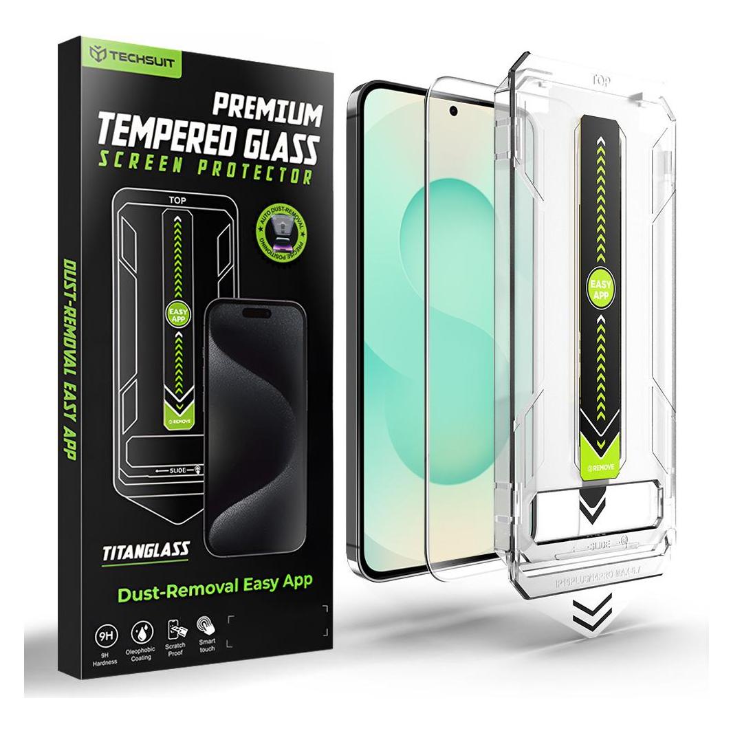 Techsuit - TitanGlass CrystalHD - Samsung Galaxy S25 Plus / Galaxy S24 Plus - Clear (Samsung Galaxy S24+, Samsung Galaxy S25) (58823639)