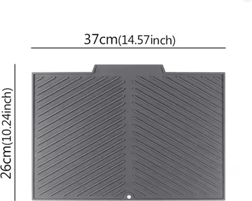 Inspire Essentials Silicone Drain Mat For Bar Sink And Kitchen Utensils s