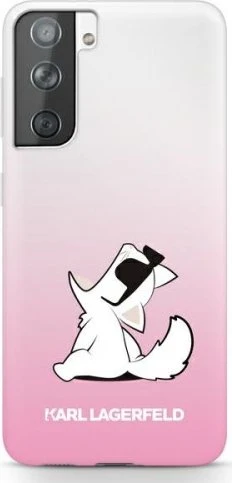 Karl Lagerfeld Choupette Fun Case for Samsung Galaxy S21+ - Pink
