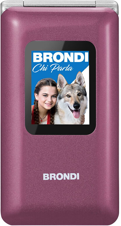 Telefono Brondi Amico Prezioso a conchiglia con tasto SOS