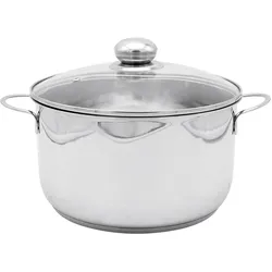 Krüger Fleischtopf, Pfanne + Kochtopf, Silber