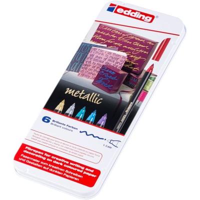 edding 1200 Fasermaler metallic 6er Set
