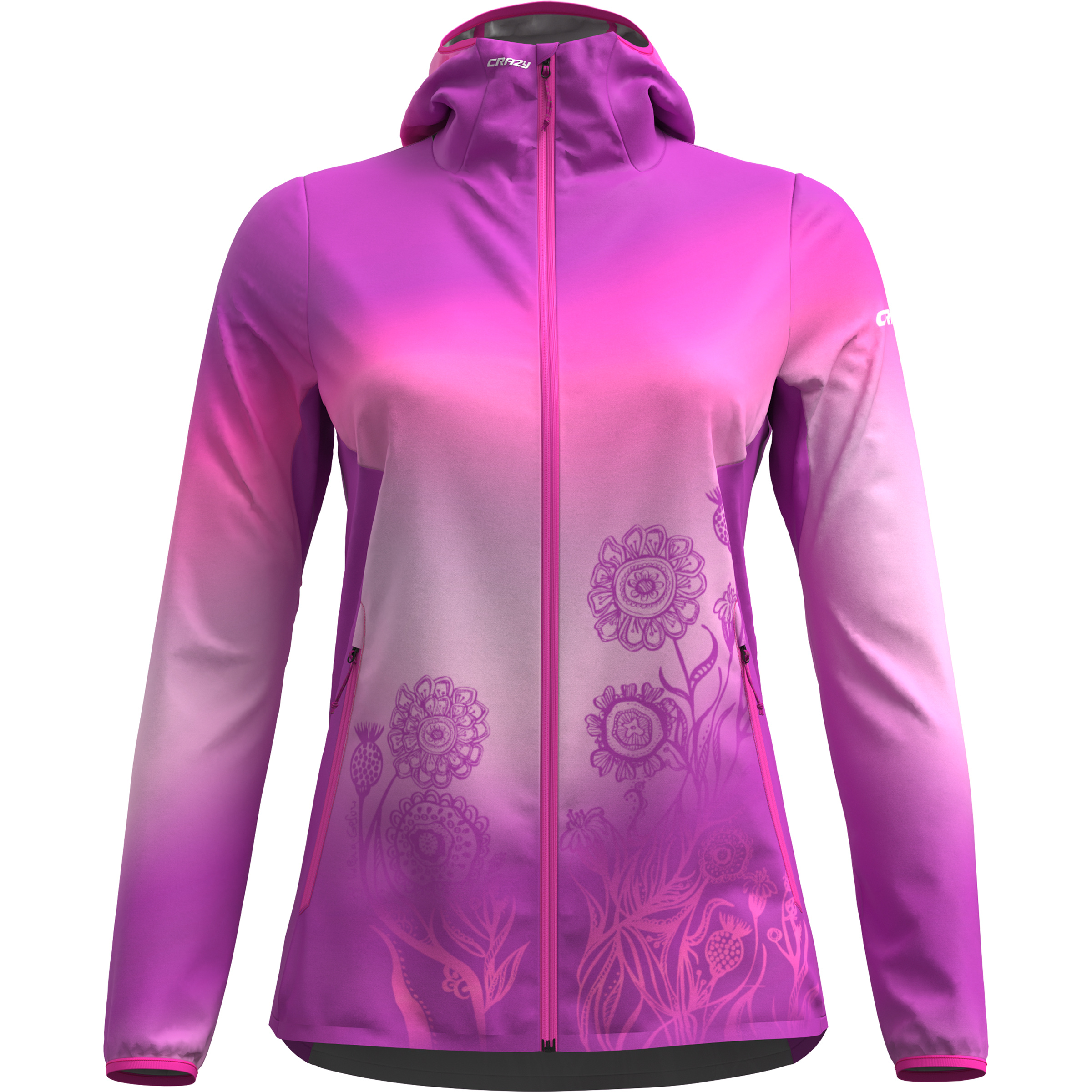 Crazy Wonder Magic Shell Damen Regenjacke lila Größe S Camping Klein verpackbar