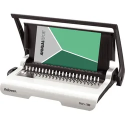 Fellowes Home Office Plastikbindegerät STAR+, stanzt bis 12 Blatt