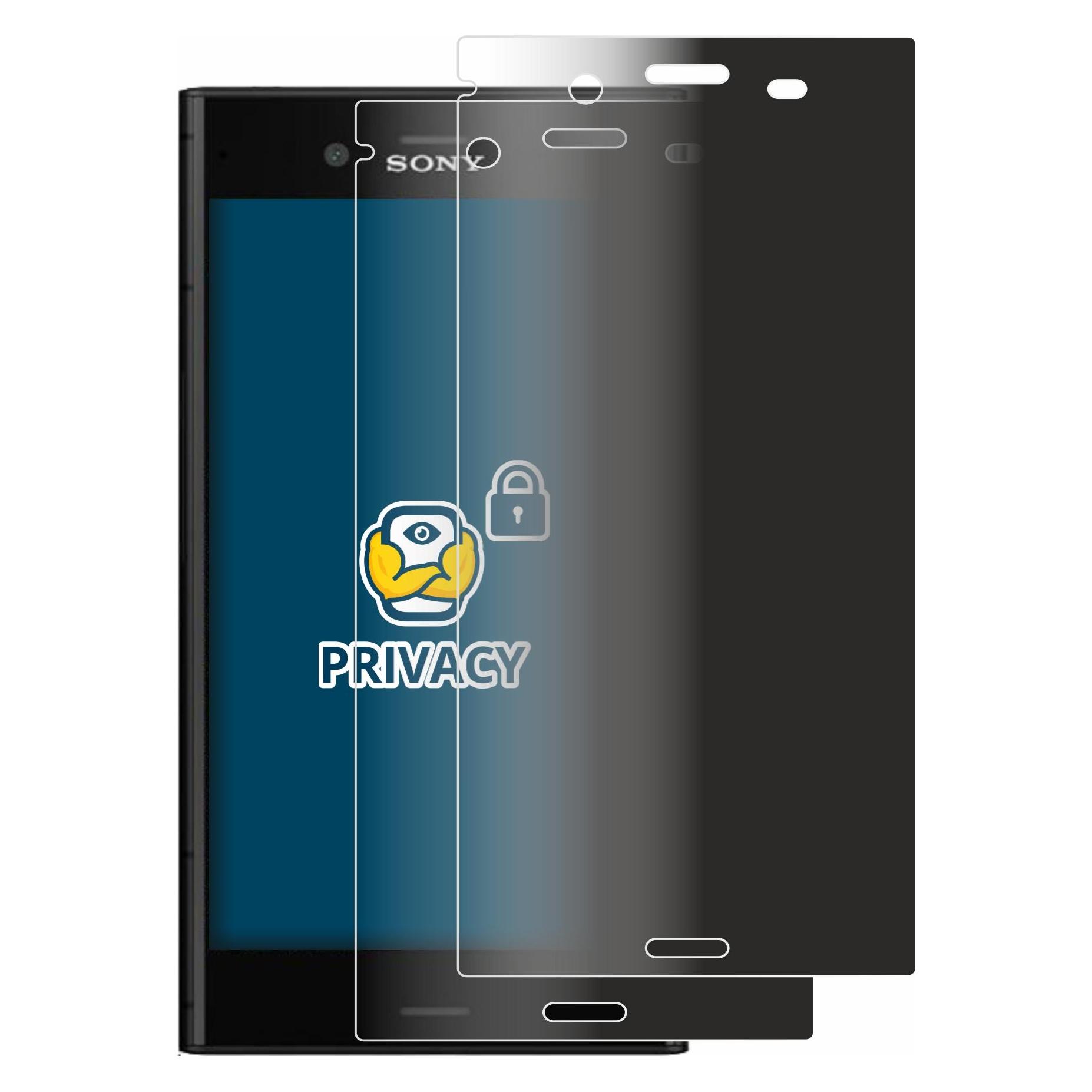 Brotect Sichtschutzfolie Anti-Spy Privacy Folie Blaulicht-Schutz (Sony Xperia XZ1) (4332468)