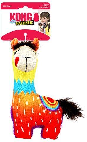 Kong Juguete para perros peluche llama Ballistic Vibez. Multicolor