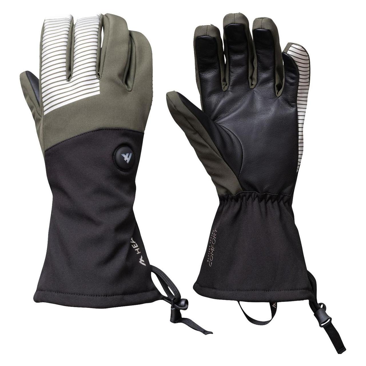 Heat Experience Heatx Velo Gloves M Olive/Black - Battery Heated (M) (HXGM012-M)