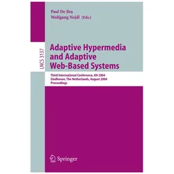 Adaptive Hypermedia and Adaptive Web-Based Systems, Fachbücher von Wolfgang Nejdl