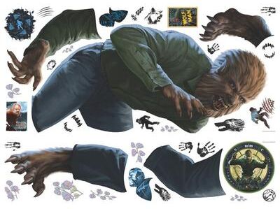 Classic Monsters The Wolf Man Giant Peel and Stick Wall Decals by RoomMates