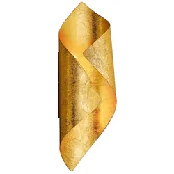 Paul Neuhaus LED-Wandleuchte Nevis Metall Gold