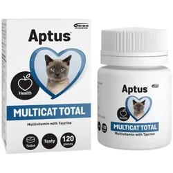 APTUS Multicat Total Multivitamin – Nahrungsergänzungsmittel für Katzen, 120 Stück