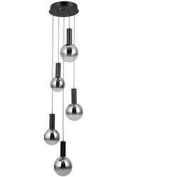 Italux PND-34378-5S-BK LED Pendelleuchte Strela | 25W LED | 1450lm | 3000K