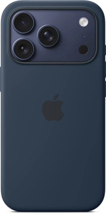 Apple iPhone 17 Pro Silikon Case mit MagSafe - Mitternacht