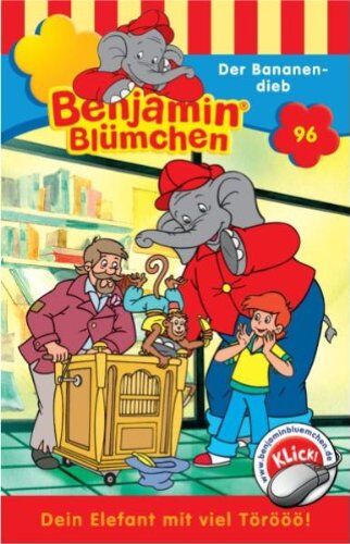 Benjamin Blümchen - Benjamin Blümchen - Folge 96: Der Bananendieb [Musikkassette] [Musikkassette] - Preis vom 30.09.2026 09:01:18 h
