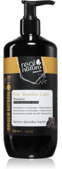 Real Natura Pro - Bomba Café champô para cabelo seco 500 ml. Pro - Bomba Café