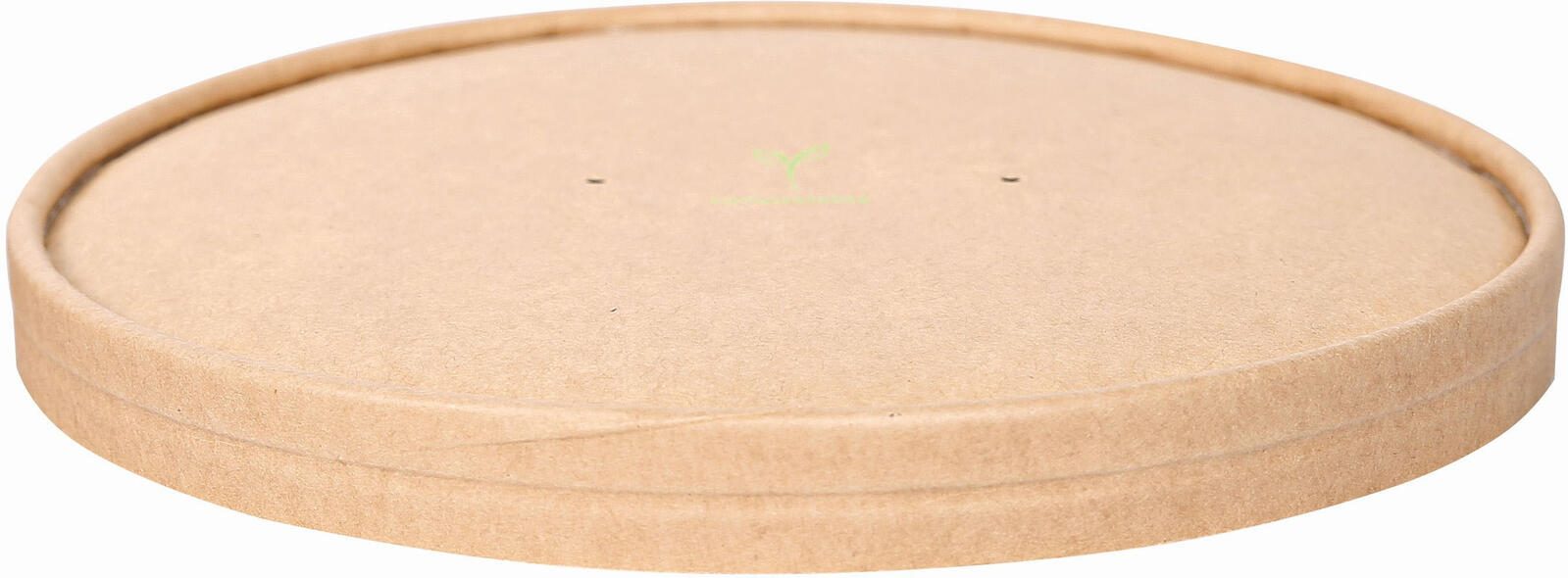 NATURE Star Deckel für Einweg-Salatschalen 18.5 cm braun 416118