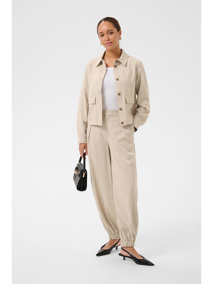 Kaffe Übergangsjacke in Beige - 40