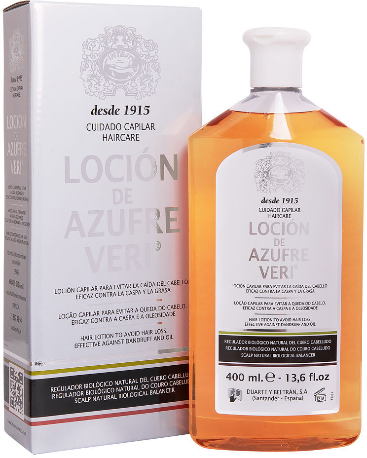Azufre Veri locion anti-caída 400 ml