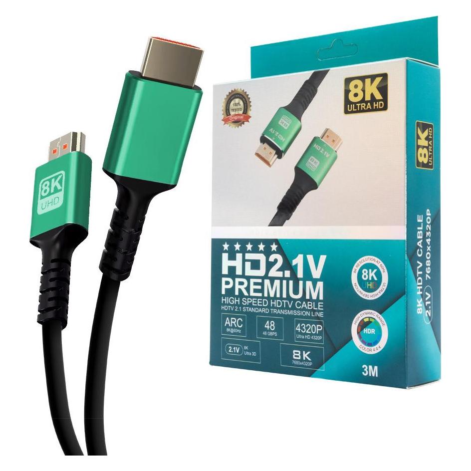 Vega ECOBOX HDMI-HDMI-KABEL 3M, V2.1 8K HQ NEUER STANDARD (3 m) (59881736)