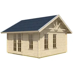 Skan Holz 70 mm Blockbohlenhaus Toronto 1-Basisdach