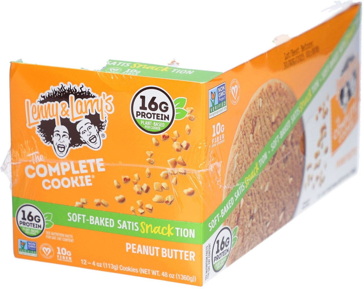 Lenny & Larry's Lenny & Larry`s The Complete Cookie Peanut Butter 12x113 g Kekse