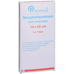 Saugkompresse steril Fesmed 10x20 cm