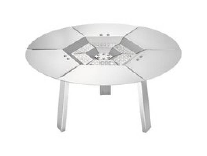 VEVOR Déflecteur de Chaleur pour Foyer Solo Stove Ranger 50,8 cm, Diffuseur de Chaleur Rond pour Brasero Bois, Acier Inoxydable, Pare-chaleur de Brûleur Amovible, pour Camping Cuisiner en Plein Air