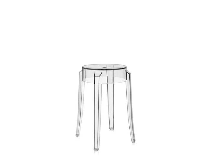 Kartell Schemel Charles Ghost transparent, Designer Philippe Starck, 46 cm