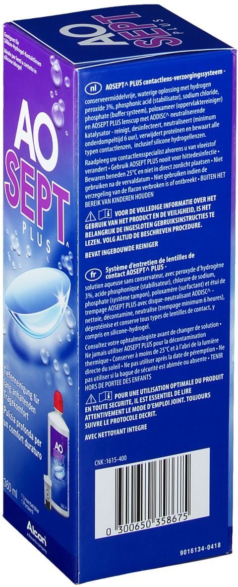 Aosept plus Lösung 360 ml