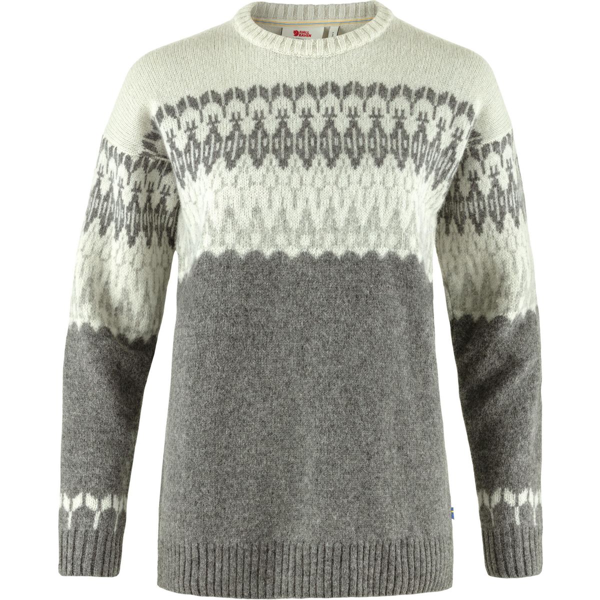 Fjällräven övik Path Knit W grey-chalk white (020-113) L F86992-020-113-L