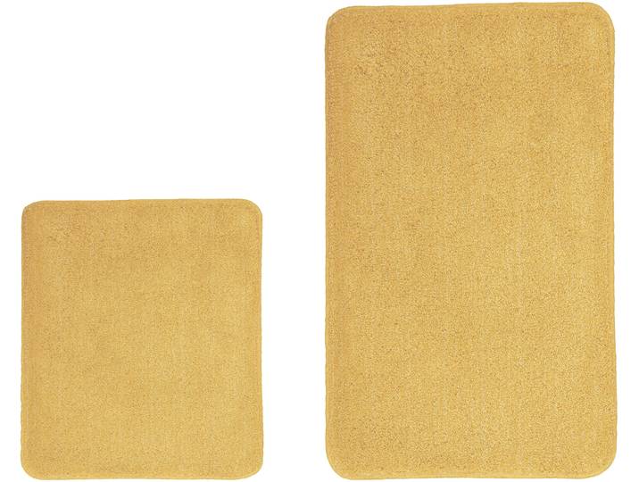 Badematte KLEINE WOLKE RELAX, Badvorleger, Badezimmer Teppich , gelb (mimose), H:30mm, Polyacryl, Badematten, Badematte, Badteppich, meliert, rechteckig, rund & als Set erhältlich