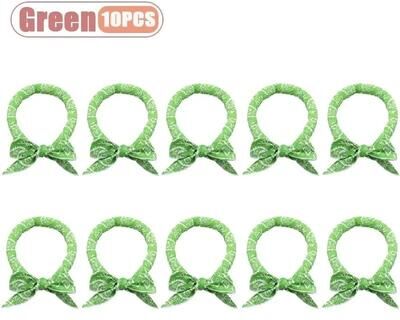 Uplifted Finds Summer Instant Cooling Pet Ice Scarf green 10 Pcs