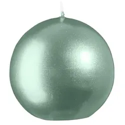 Kopschitz Kerzen Kugelkerzen Metallic Matt Candy Green Ø 70 mm, 6 Stück
