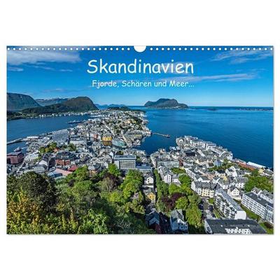 Skandinavien - Fjorde, Schären und Meer... (Wandkalender 2027 DIN A3 quer), CALVENDO Monatskalender