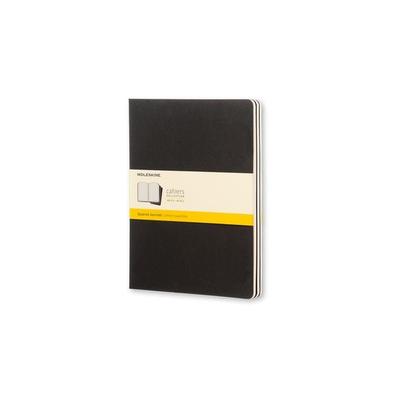 Moleskine Cahier Extra Large kariert schwarz. 3er Pack