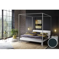 Hasena »Ciluna« Himmelbett 160x200 cm / Buche anthracit deckend, lackiert / Anthracit