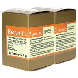 BIOTIN 1x1 pro Tag Kapseln 120 St