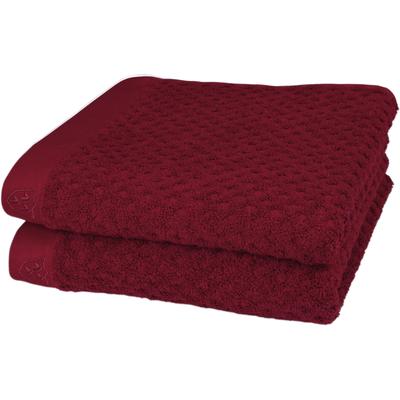 Handtücher ROSS "Harmony", rot (kirsche), B:50cm L:100cm, Frottier, Baumwolle, Handtücher, 100 % Baumwolle, Hoch Tief Struktur, viele Farben