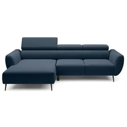 Ecksofa Alisson Stoff Deep Blue