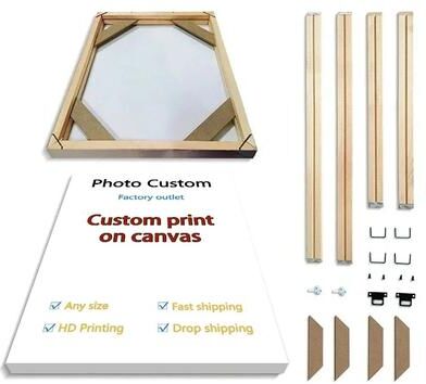 Uplift Picks Custom Canvas Print Personalized Photo Wall Art Large HD Poster canvas And Diy Frame 90x120 Cm