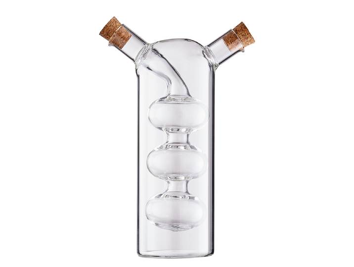 Öl- & Essigflasche 11 x 18 x 6cm Durchsichtig/Durchsichtig
