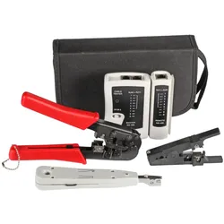 EFB 39919.1V2 Werkzeugset Netzwerktechnik 4-teilig, mit Tasche 399191V2