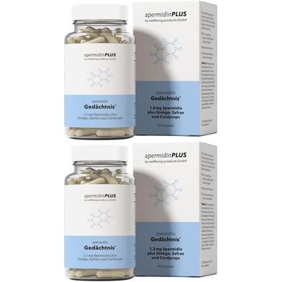 Spermidinplus Gedächtnis Kapseln 2x 2x60 St