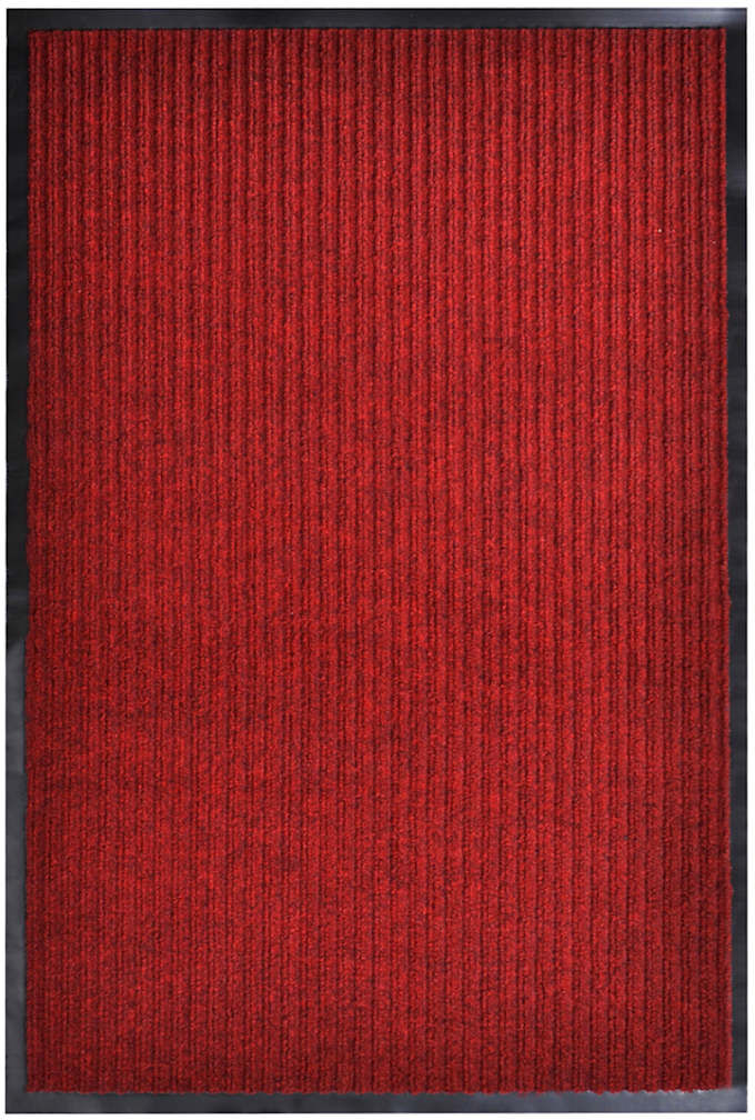 vidaXL Tapis d'entrée rouge 117 x 220 cm PVC