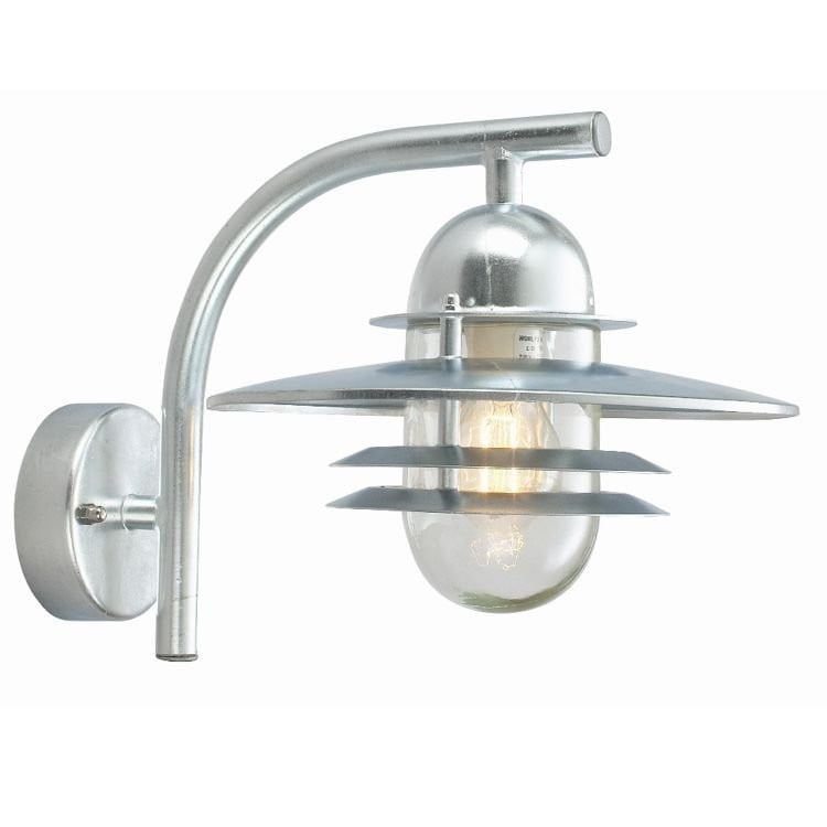 Franssen Selva landelijke wandlamp zinkgrijs 27 cm