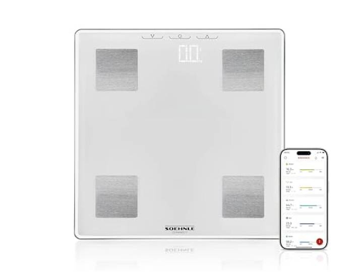 Soehnle Lichaamsanalyseweegschaal Shape Sense Connect Lite, Bluetooth