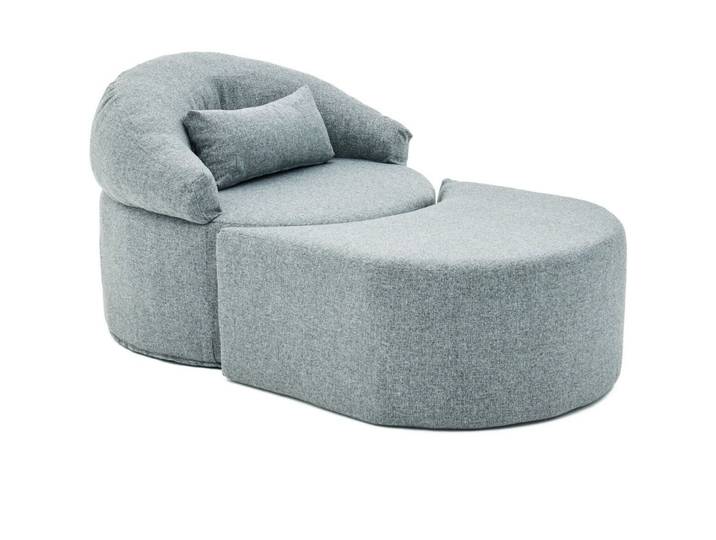 Bettsofa Pitta Grau Strukturstoff B 100 T 80 cm - Bettsofa