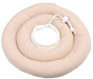Uplift Essentials Soft Waterproof Pet Elizabethan Recovery Collar beige xl