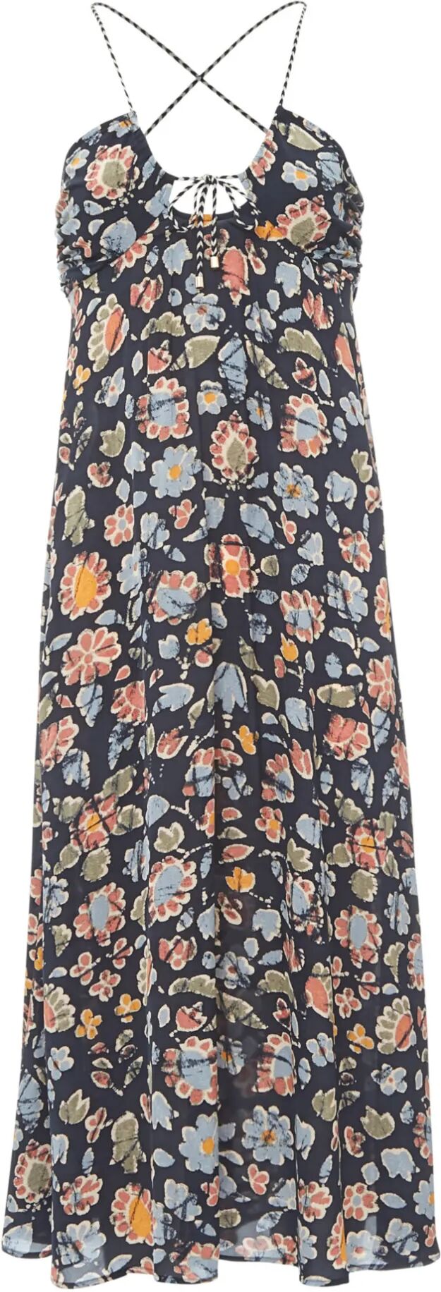 Sessùn Robe Alina Song Bleu noir L